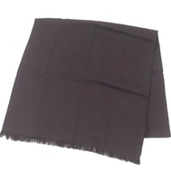 全新未使用 GUCCI 165904 羊毛真絲 GG 標誌提花流蘇披肩/圍巾ブラウン義大利製 男士