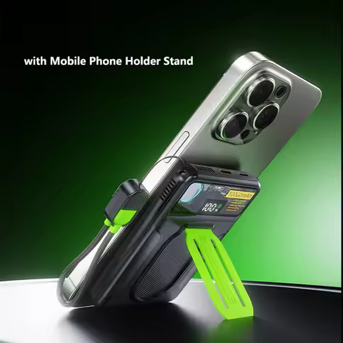 20000mAh Magsafe Power Bank with Cooling Fan Magnetic Wireless 22.5W Fast Charger For iPhone 16 Sams