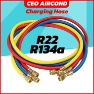 Charging Hose Set R22 R134a R12 R507 R404 Air Cond Refrigerant Manifold Gauge Hose GAS METER HOSE