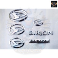 LOGO SIRION DEPAN BELAKANG KERETA PERODUA MYVI /Emblem Daihatsu logo sirion Perodua Frot & Rear Logo