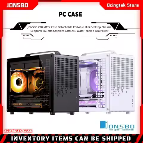 JONSBO Z20 MATX Case Detachable Portable Mini Desktop Chassis Supports 363mm Graphics Card 240 Water
