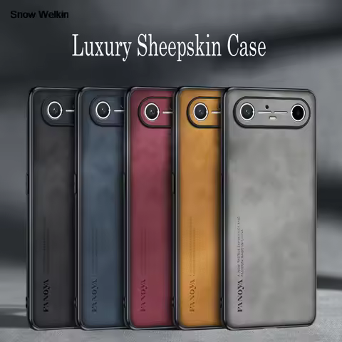 Luxury Sheepskin Leather Shockproof Silicone Case For Tecno Pova Slim PovaSlim Phone Case Cover For 