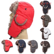 FEPS Russian Ushanka Outdoors Fur Trapper Ski Hat