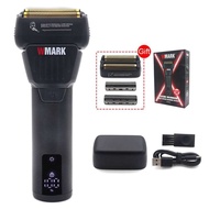 ใบมีดตัดผม VGR WMARK Professional สำหรับผู้ชาย DLC Blade 9000RPM ใบมีดคู่สำหรับช่างตัดผมมืออาชีพ V00
