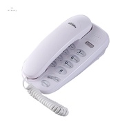 -580 Big Button Corded Phone Wall-Mounted Telephones Machine Support Wall Mount or Desk Phone