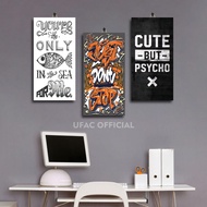 HIASAN DINDING 121-140 ENGLISH QUOTE ROOM DISPLAY 15X30 WKM16/MAX9Y/ QUOTE QUOTES ENJOY LIFE WALL DI