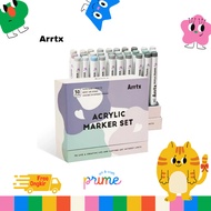 Arrtx acrylic brush marker acrylic marker set 30CLR grey tone