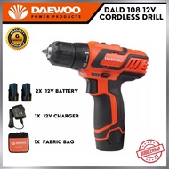 DAEWOO Cordless Drill DALD108 Handrill Cordless Power Tools Codless Drill Bateri Drill 12V Drill Din