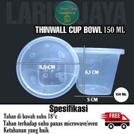 thinwall Cup 150ml bowl merk DM tempat makan plastik murah