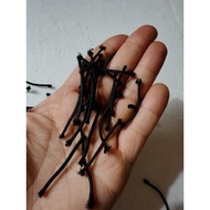 2mm black round elastic, pre-cut 4cm to button down dresses....