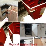 135° Corner Folded Cabinet Door Hinges Kitchen Bathroom Cupboard Hinge 2 Holes