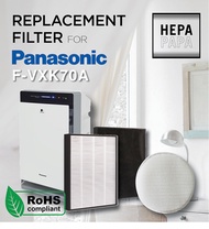 Panasonic F-VXK70A Compatible HEPA and Humidifier Air Purifier Filter [Free Delivery][HEPAPAPA]