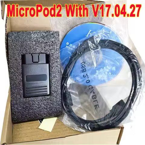 New MicroPod2 With V17.04.27 CD Micro Pod2 With Software ForChrysler JE EP Dodge FIAT Micro-Pod 2 Su