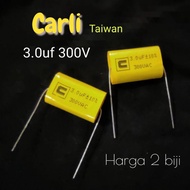 2 biji 3uf 300v Capacitor Alpha RC-55 RC55 Pcb