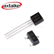 50PCS 2SC1815 2SA1015 C1815 A1015 -GR BA HF TO-92 SOT23 50V 150mA NPN PNP SMD DIP Triode Transistor 