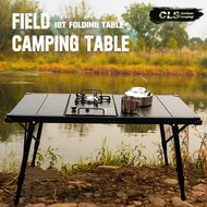 CLS Camping Portable Egg Roll Table Picnic Barbecue Table IGT Stove Lifting Aluminum Plate Table