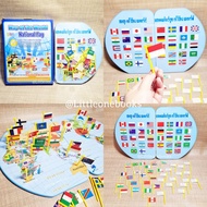 MAP OF THE WORLD NATIONAL FLAG World maps for kids World map/ National FLAG/ National Flags/ Childre