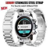 24mm Stainless Steel Watchband +Tool for Suunto 9/9baro/7/D5/Spartan Sport HR Metal Watch Band Wrist Strap Bracelet