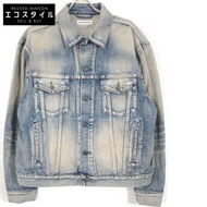 Balenciaga Blue 583431 Denim Jacket Size 40