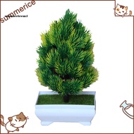 【Ready stock】 1Pc Potted Artificial Pine Tree Bonsai Stage Garden Wedding Home Party Decor