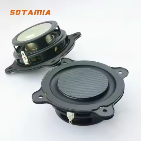 SOTAMIA 2pcs 3 Inch Subwoofer 8 Ohm 30W Large Voice Coil Desktop Bookshelf Speaker Sound Music Home 