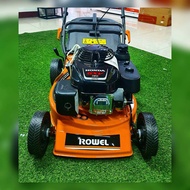 ROWEL รถเข็นตัดหญ้า รุ่น CJ18TSWD55 (เครื่องยนต์ 4 จังหวะ 5.5 HP) รถเข็นตัดหญ้าน้ำมัน ชนเครื่องยนต์ 