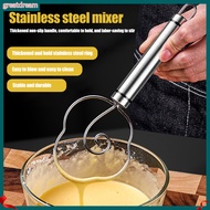 greatdream|  Manual Egg Beater Flour Mixing Tool Stainless Steel Egg Beater for Easy Bread Pizza Dough Mixing Durable Flour Mixer for Pastries Convenient Kitchen Tool