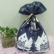 🚓Oversized Gift Bag Large Christmas Gift Bag Spot Creative Drawstring Bag Non-Woven Drawstring Gift Bag