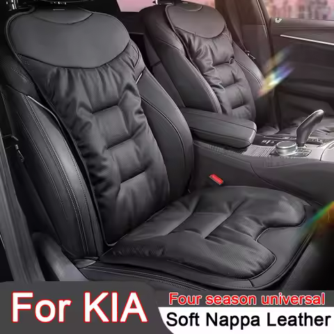 Breathable Car Seat Cushion Nappa Leather Protect Pad Car Seat Cover For Kia K2 K3 K5 sportageR RIO 