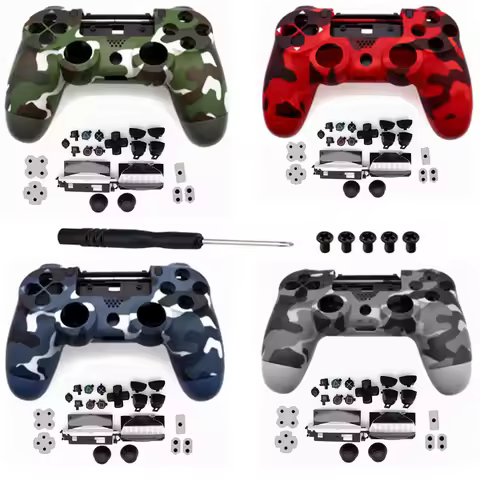 For PS4 5.0 JDS 055 JDM-050 JDM-055 JDS 050 Mod Kit DIY Repair Game Controller Full Housing Case She