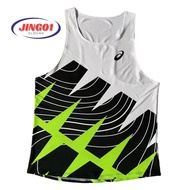 (JING01)Athletics Tank Top Runnning Speed Fitness Shirt Guys Sleeveless Mens Clothing Athlete Track 