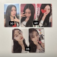 itzy小卡 chaeryeong小卡 李彩領小卡