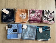 日本直送✈️毛巾仔 - Anna Sui / Paul & Joe / Lanvin Blue /  Aquascutum / Hallmark  (包本地平郵）