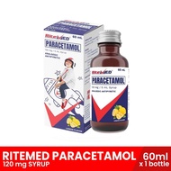RITEMED Paracetamol 120mg Syrup 60ml x 1 bottle