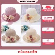 Soft Flower Hat Women's Sun Hat Fashion Beach Hat for Women