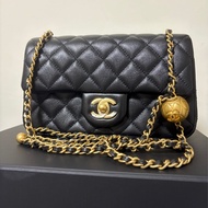 Chanel 24K 香奈兒 cf mini 20 金球 硬底