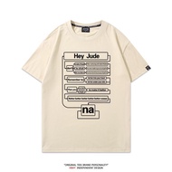 [Ready To Ship] With The Beatles<hey jude="">Special Design Short-Sleeved T-Shirt Casual Style Metal