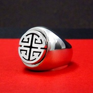 祿紋戒 冠軍戒 現代中國風系列 純銀戒指