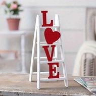 Ladder Desktop Decoration LOVE Valentine's Day Atmosphere Children's Room Decorations Window Counter