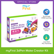 [NEW] myFirst 3dPen Make Creator Kit | STEM Learning Toy for Kids Age 6+ (3D Pen + 15 Templates) Saf