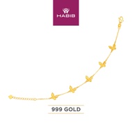 HABIB 999/24K Yellow Gold Bracelet WWGB2540824