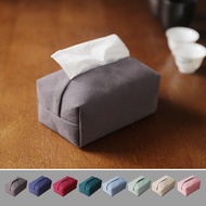 Elegant Plain Cotton Tea Ceremony Cloth Tissue Holder Tissue Bag Cotton Tissue Box Tissue Pack Tissu