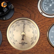 [prettyia] Barometer 960-1060hpa Round Barometric Pressure Gauge for Office Indoor Boat