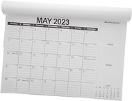 STOBOK English Calendar Freestanding Calendar Cute 2022 Calendar Desk Calendar 2022-2023 Memo Wall Calendar Wall Calendar Planner Monthly Calendar Tearable Office Hanging Paper Large Abs