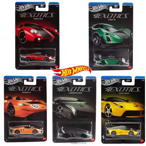 2026 1:64 Hot Wheels GDG44 Exotic Pagani McLaren Lamborghini Ferrari Diecast Alloy Car Metal Collect
