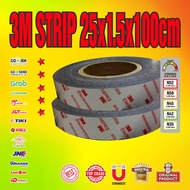 SUPER STRONG STRIP MAGNET Thick3m 25x1.5x1000mm - 25 x 1.5 x 1000 mm