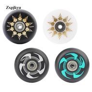 Zxpjkyu Roller Skate Wheels 76mm PU Durable Replacement Indoor Outdoor Training Wheels for Girls Boy