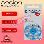 6Pcs/1 Park Hearing Aid Batteries Zinc Air 675A 675 A675 PR44 For Hearing aid Battery