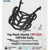 Top Rack Honda CRF250L CRF250 Rally TOP RACK PLATE BLACK V STROM Honda CRF250L CRF250 Rally