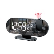 Digital Alarm Clock Multi-Function Radio Projection Alarm Clock Creative ElectronicsLEDTemperature and Humidity Digital Projection Clock